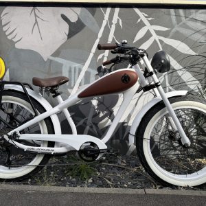 Rétro Blanc 750 W | ID:606 Gorille Cycles